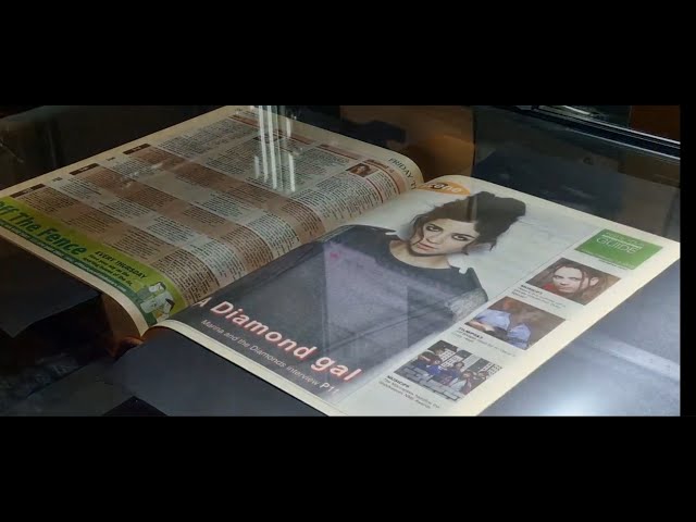 This is how we scan and digitize newspapers