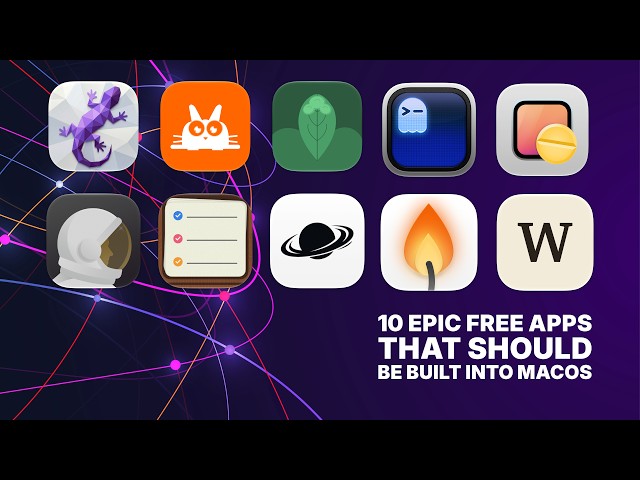 10 Epic (Free!) Apps That Should Be Built Into macOS - Ep.1