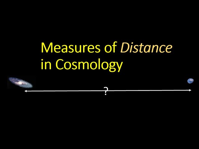 Distance Measures in Cosmology