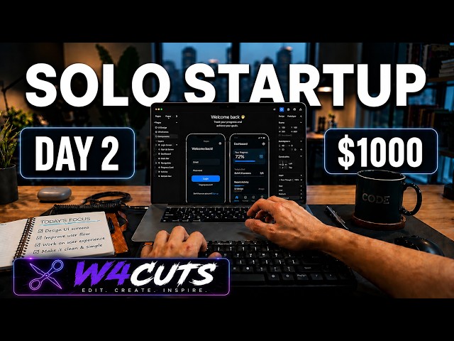 Day 2 - Vibe Coding an App Until I Make ₹100000/$1000 | Solo Startup