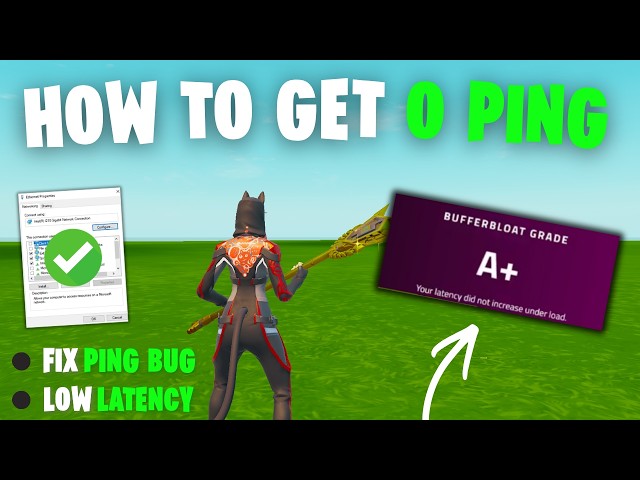 The *BEST* FREE Network Optimization Guide For Any Game! *0 PING + 0 DELAY*