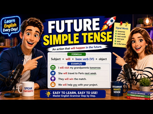 Future Simple Tense – Explained with Examples and Easy Grammar Tips