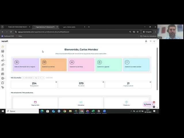 Tutorial gurú Conecta - Como ingresar por primera vez
