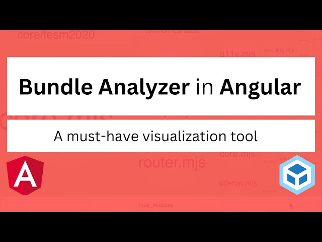 How to configure Bundle Analyzer in Angular?