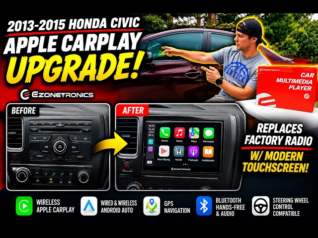 Actualización de Apple CarPlay para Honda Civic 2013 - 2015