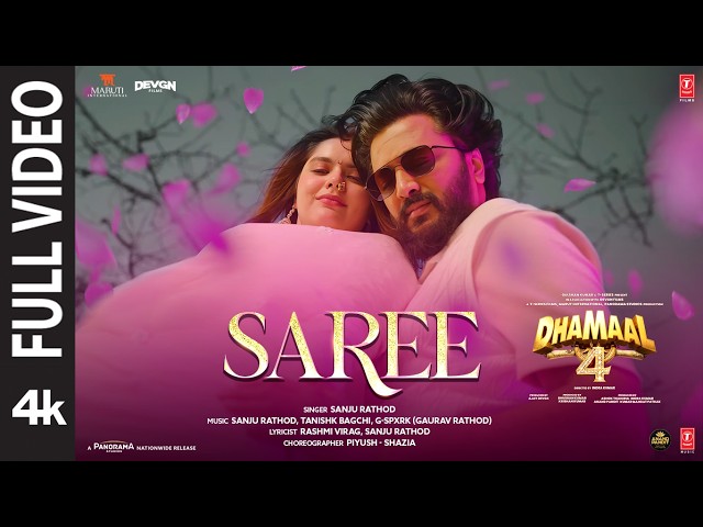 Dhamaal 4: Saree (Full Video) | Sanju Rathod,Tanishk | Ajay D,Ritiesh Deshmukh,Anjali,Arshad,Jaaved