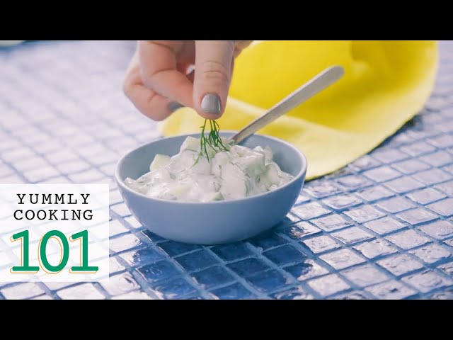 How to Make Tzatziki Sauce | Cooking Basics by Yummly