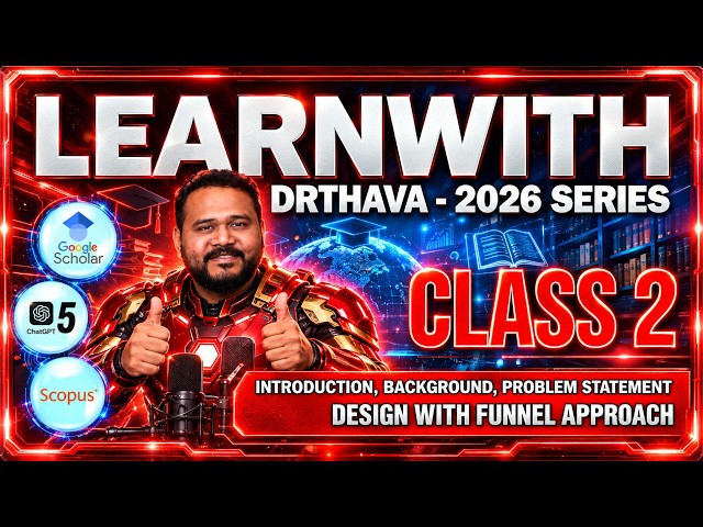 SEPTEMBER 2026 - CLASS 2: Introduction, Background, Problem Statement design with funnel approach