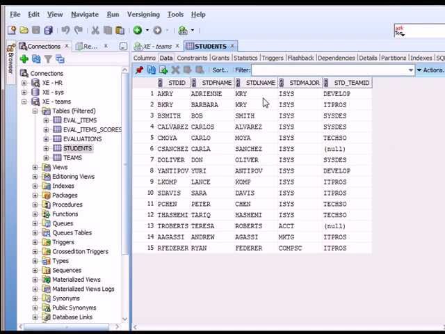 09 of 15 SQL Basics with Oracle - Using IN, NOT IN, NULL and NOT NULL