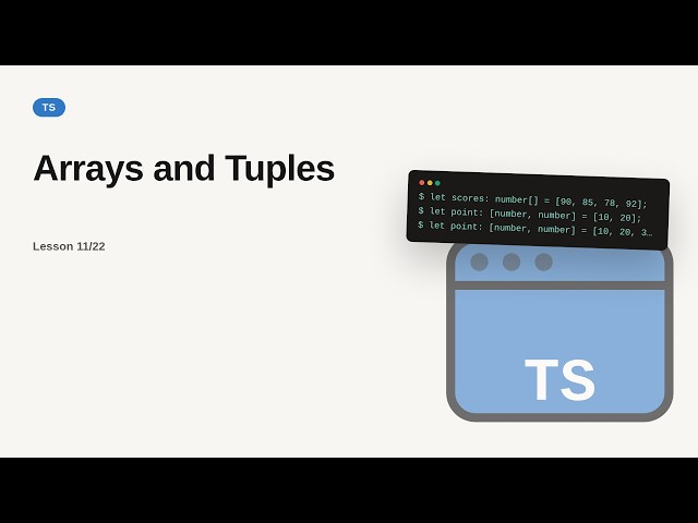Arrays and Tuples | TypeScript Tutorial for Beginners