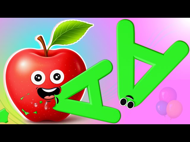 A is for Apple | ABC Phonics & Alphabet Learning for Kids | Nursery Rhymes Video  | Baby Rhymes