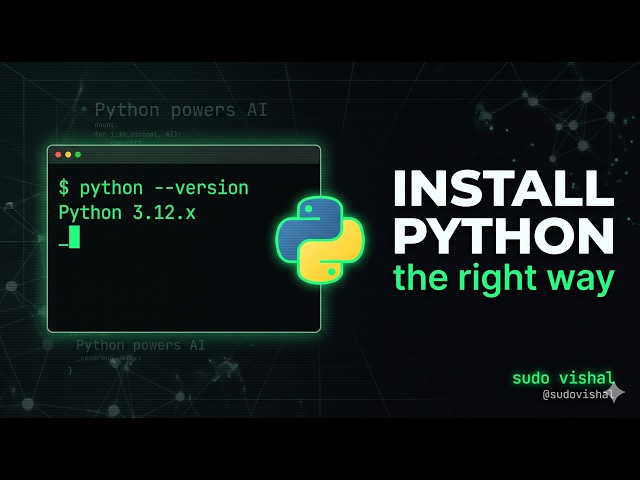 Python Setup for Beginners | Install Python, Check the Version in Terminal & Why Python Powers AI
