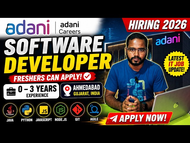 🚀 Adani Group Hiring 2026
