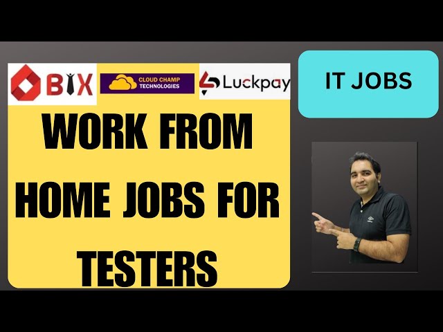 WFH Testing Jobs | Manual Testing| QA Jobs| Rd Automation Learning