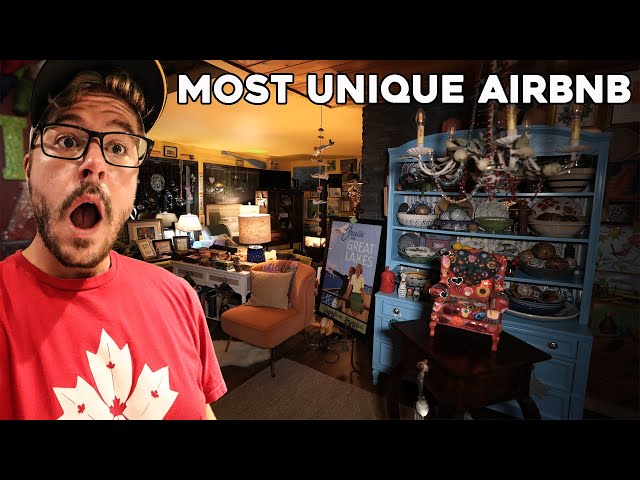 I Found the MOST UNIQUE HOUSE on AIRBNB and its HAUNTED!