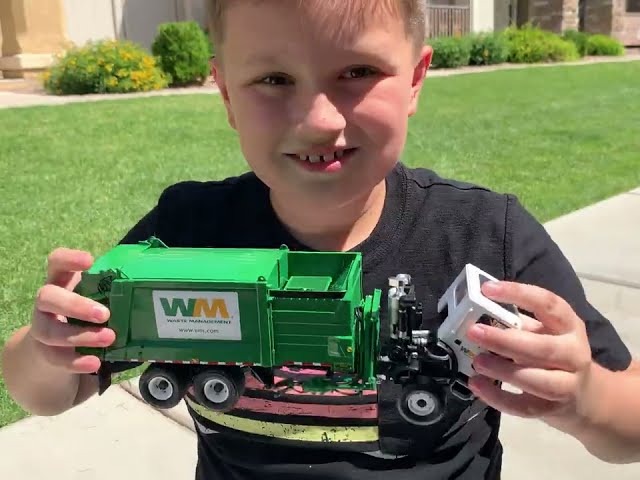 Awesome First Gear Garbage Trucks!