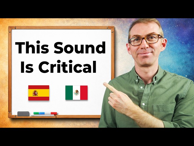 If You're Learning Spanish, You Must Understand This Sound