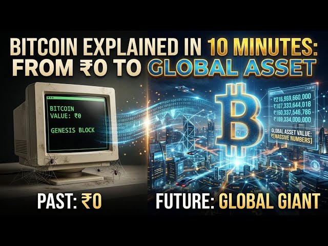 Bitcoin Explained in 10 Minutes: From ₹0 to Global Asset 🚀