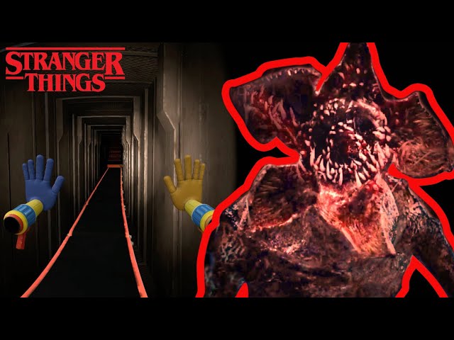 Stranger Things Demogorgon HUGGY WUGGY in 360 VR (Poppy Playtime)