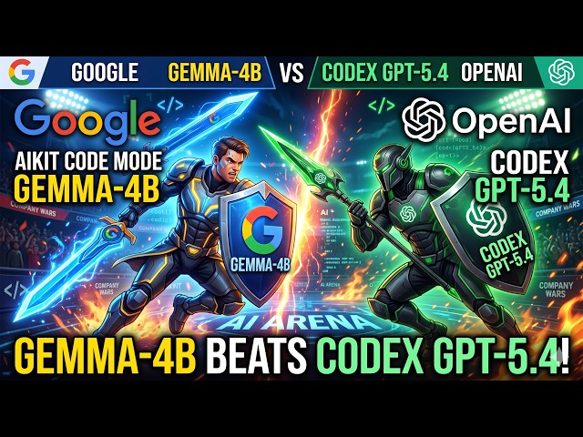 Aikit Code Mode with Gemma-4B Beats Codex GPT-5.4