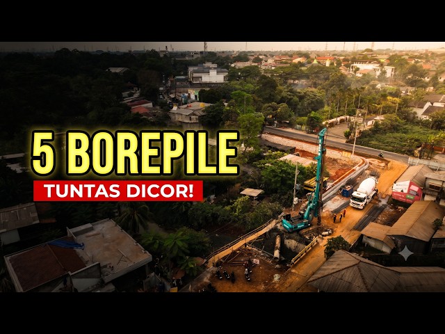 Finished! Casting 5 Bore Piles for Sawangan Kubro Bridge