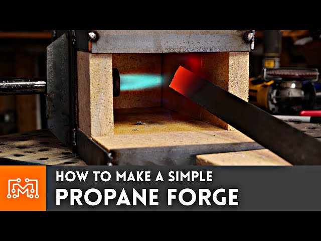 How to Make a Simple Propane Forge for Blacksmithing | I Like To Make Stuff