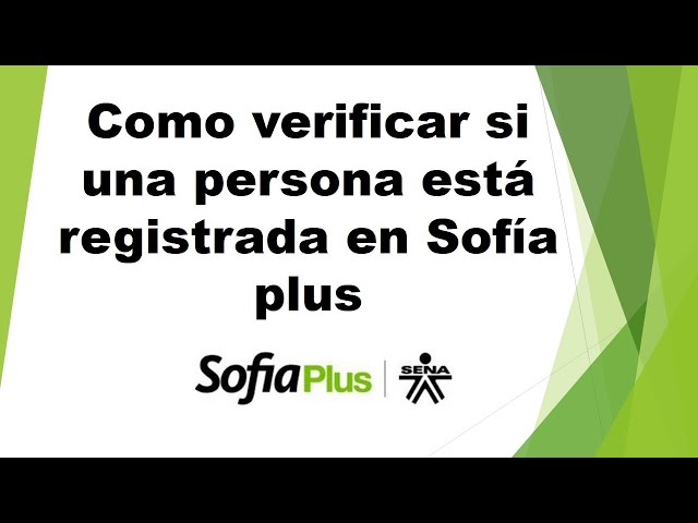 How to check if a person is registered in Sofia Plus 🥱😮 Tutorial for SENA instructors 😎