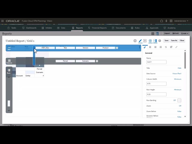 Creating Reports in Cloud EPM