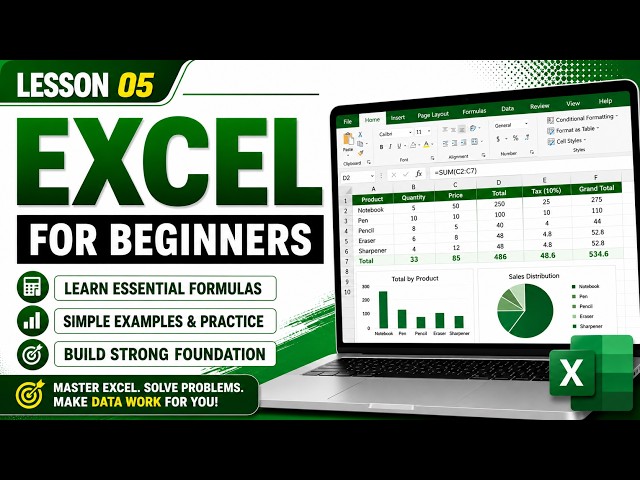 Excel for Beginners | Lesson 5 | Logical Functions
