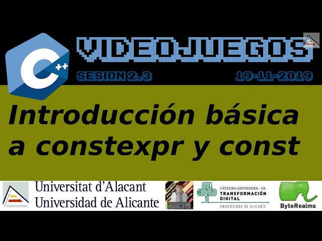 C++: Basic Introduction to constexpr and const