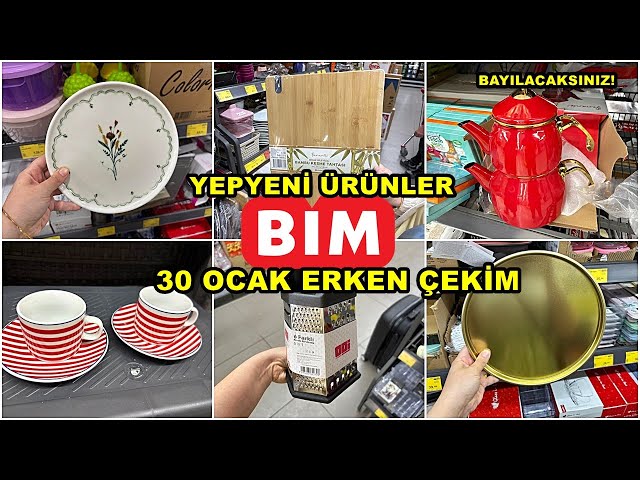 BİME GELDİ HEMEN ALDIK💃BİM 30 OCAK 2026 CUMA💃/GERÇEK İLK VE TEK ERKEN ÇEKİM❗️/YEPYENİ ÜRÜNLER/