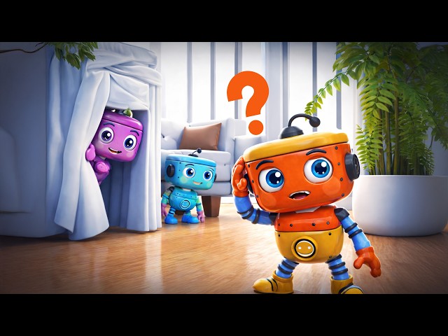 Hide and Seek in a Giant House! Can You Find Coco, Leo & Apple? | Rusty’s World