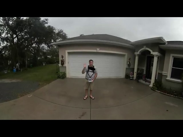 Drone Flight with 360 Camera 171123