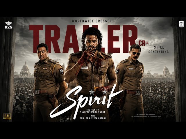 SPIRIT - Trailer | Prabhas |Tripti Dimri | Dong Lee | Sandeep R Vanga | Concept Trailer