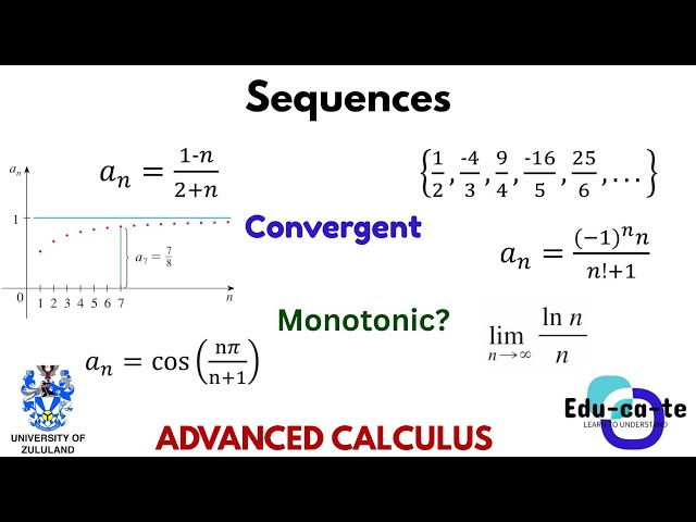 Sequences - Advanced Calculus (unizulu)