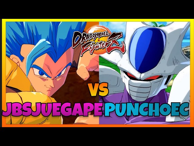 DBFZ 1.50 - JBSJUEGAPE vs PUNCHOEC gameplays (Gogeta Blue, Janemba, A17 vs Cooler, A21, Goku Black)