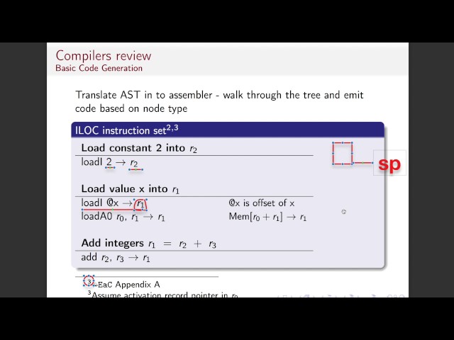 Compiler Optimisation Lecture 1 Part 7