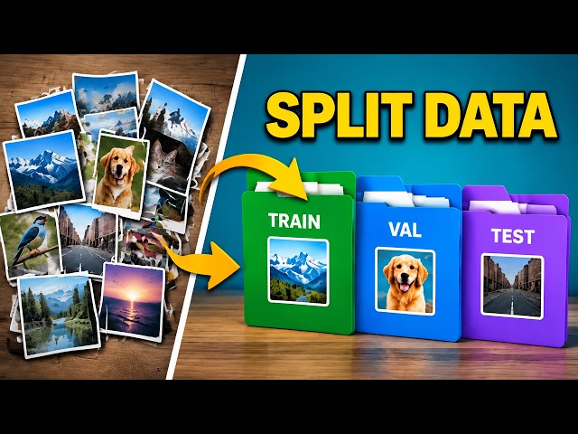 How to Split Images into Train, Test & Validation Sets | Computer Vision Dataset Preparation