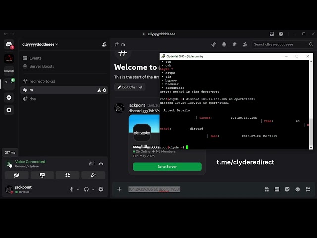 CLYDE DDOS TOOL DESTROYS DISCORD CALL (CHEAPEST C2/BOTNET/API)