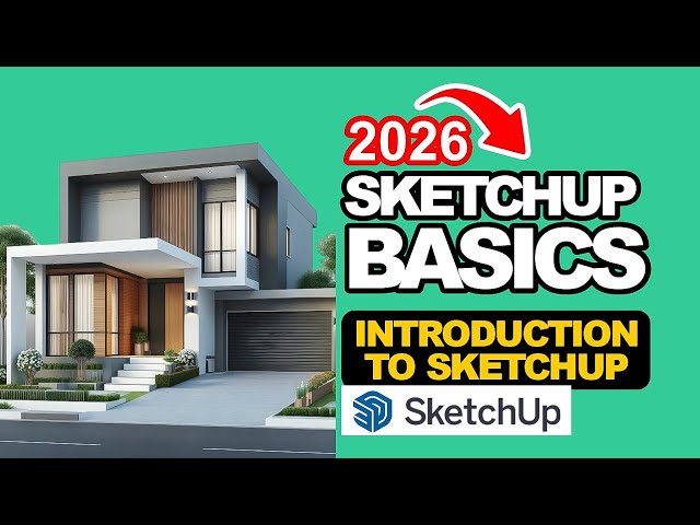SketchUp Interior Design Tutorials 2026 | Complete Beginner to Pro 3D Course