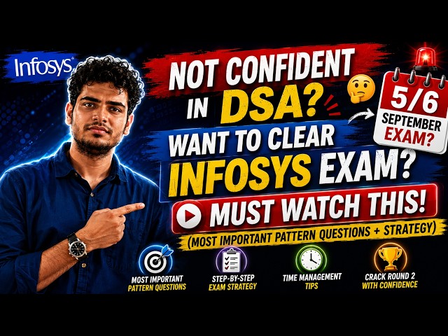 Infosys Round 2 Coding tips | No Confidence ? | Infosys Round 2 Coding 2026 | Crack Infosys Round 2