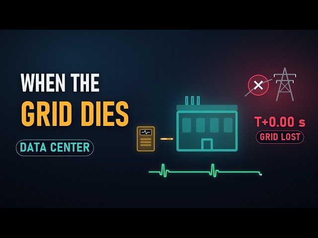 How a Data Center Survives a Blackout, Second by Second