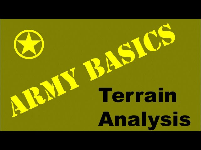 Terrain Analysis [Army Basics]