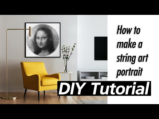 How to Create a Stunning String Art Portrait at Home : DIY Tutorial