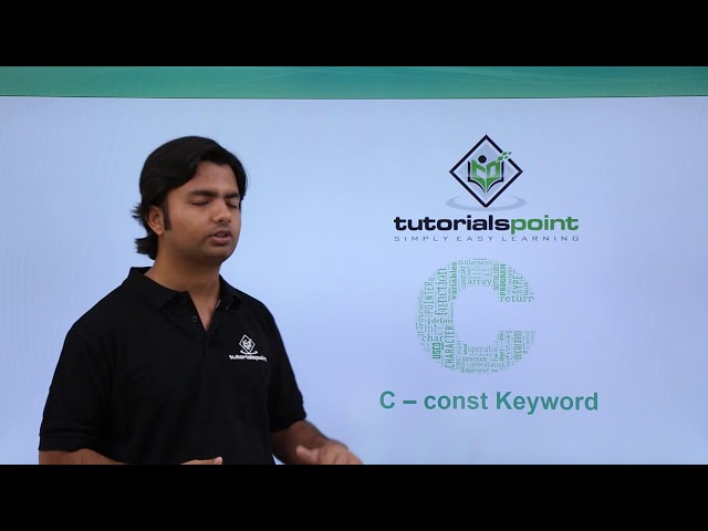 C - const Keyword