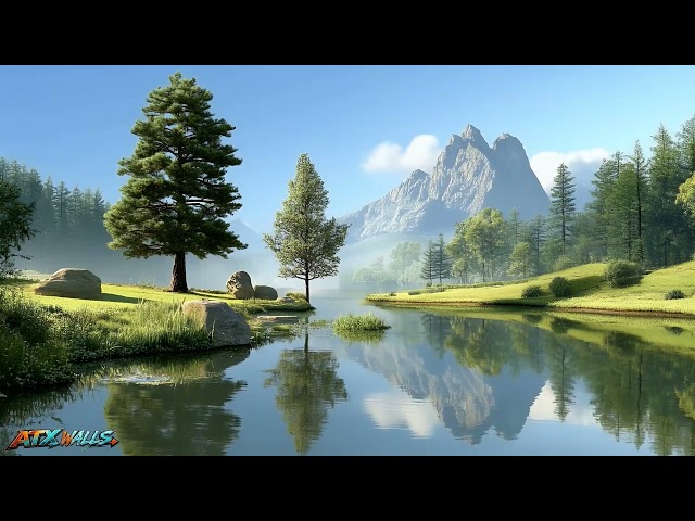 Lake Reflecting Sky | 4K Ultra HD Animated Live Wallpaper