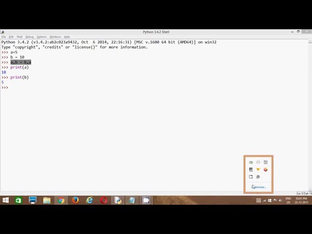 7 Swapping of Two Variable in Python Tutorial