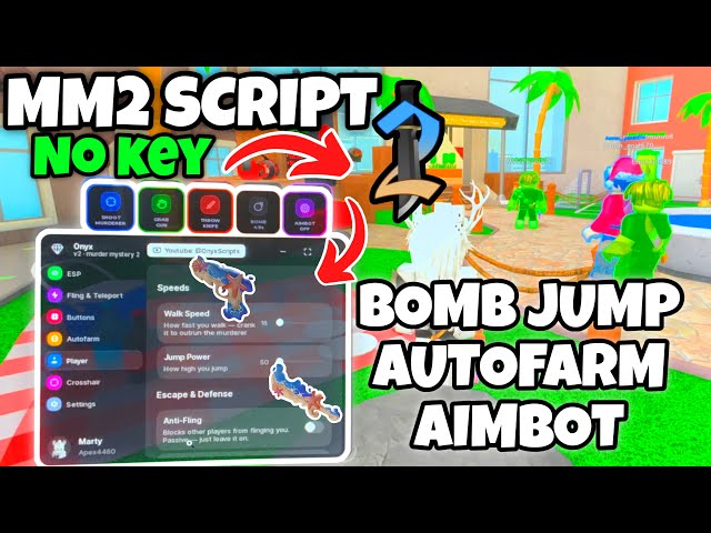 🏖️ MM2 SCRIPT OP NO KEY (Shoot Murder, Silent Aim, Bomb Jump, Crosshairs ) Direct Link MOBILE AND PC