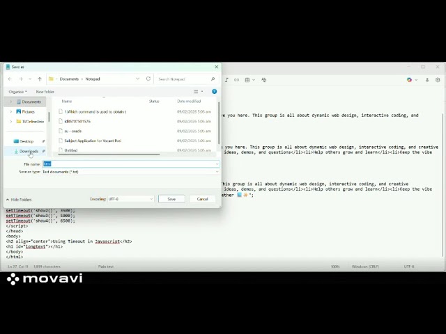 1-Minute JavaScript Tutorial: Delayed Welcome Message (DHTML Demo)