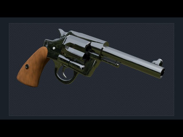 1 hour and 11 minutes revolver 3d modeling timelapse